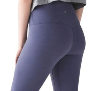 Lululemon align crops, greyvy, size 2